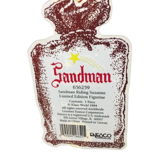Vintage Enesco Sandman Limited Edition Figurine Santa Riding Suzanne the Donkey - Picture 6 of 14